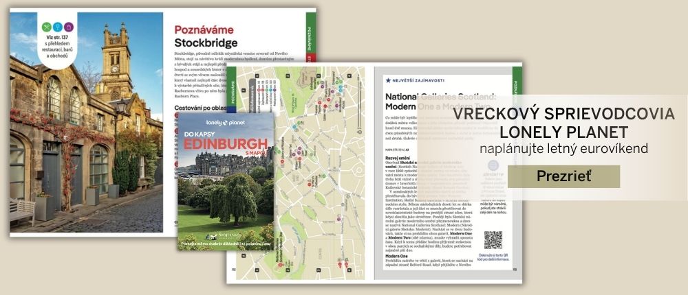 vreckový sprievodca Lonely Planet Edinburg